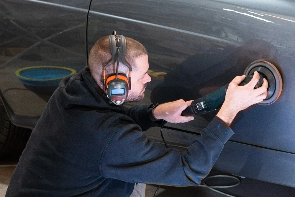 Ben's meticulous work on a 1957 Bentley Series 1E