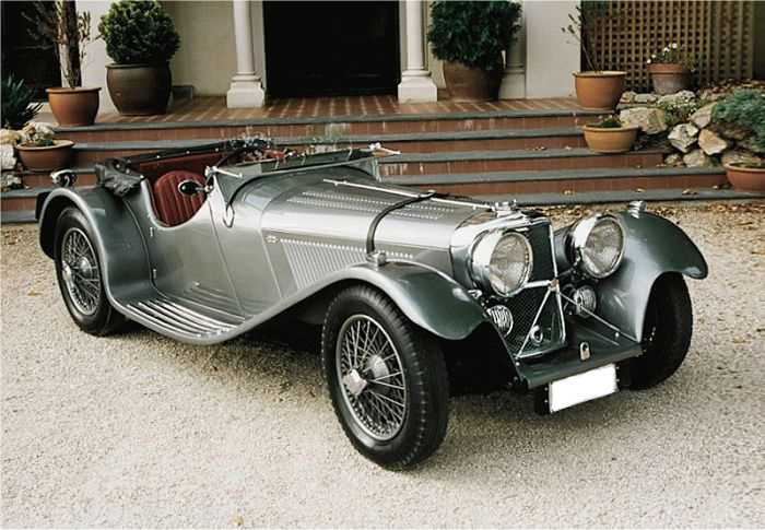 1939 Jaguar Ss100 Roadster Replica