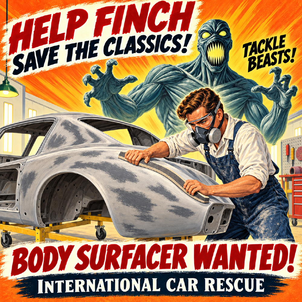 Finch Restorations seeks an Automotive Spray Painter / Body Surfacer